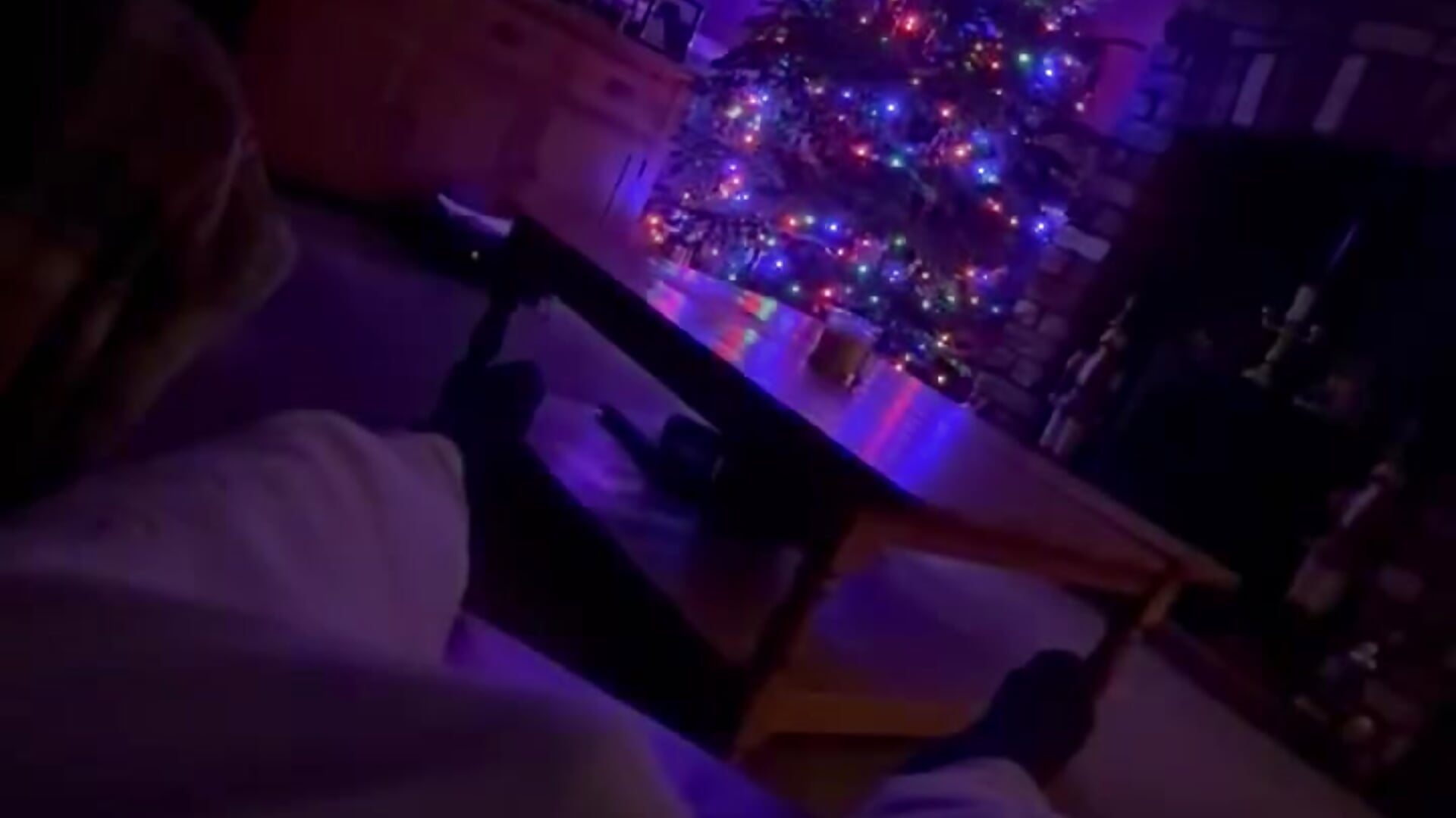 My big Christmas tree - video by Peach_boy1 cam model