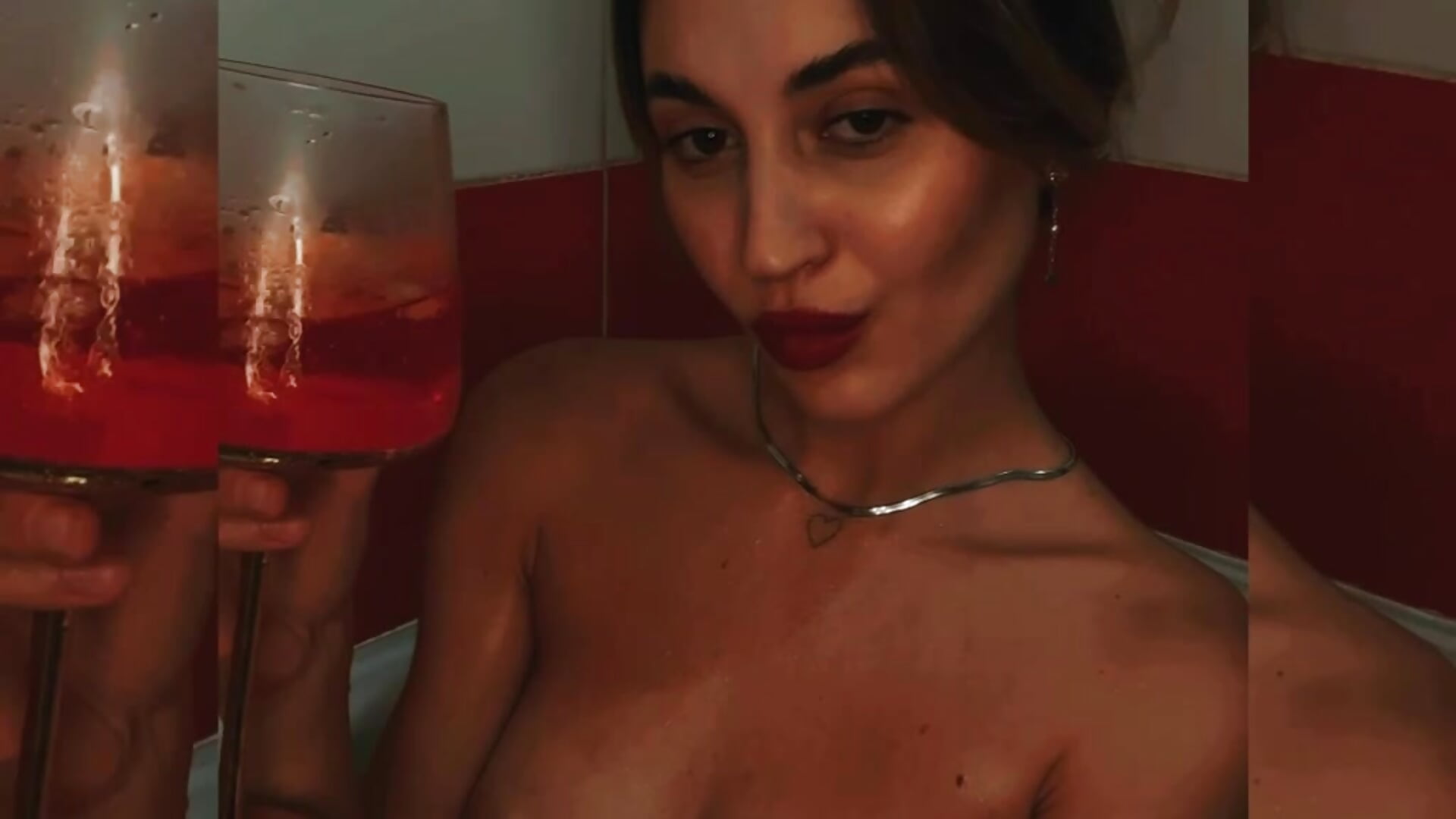 a hot bath and I'm smoking