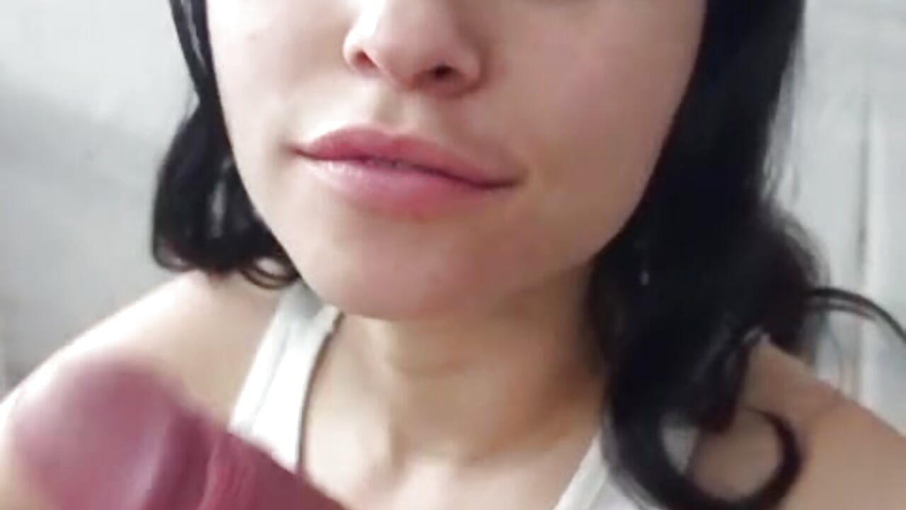 My sweet little face, looking into your eyes while you penetrate my mouth