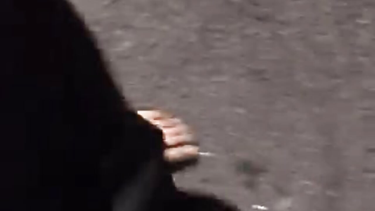 Walking on the Street 😈🦶🏻