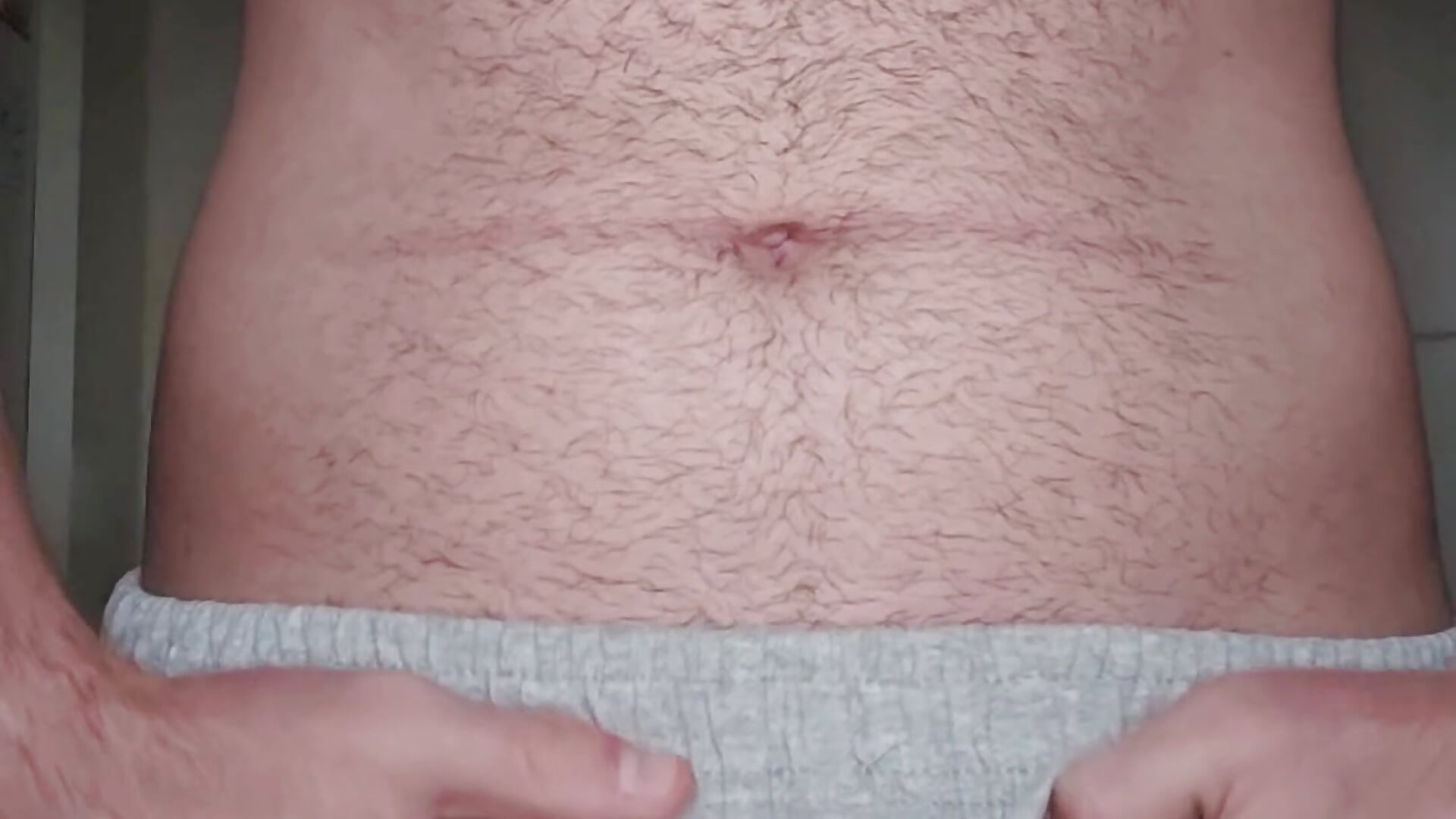 Grey SWEATPANTS Cumshot ;)