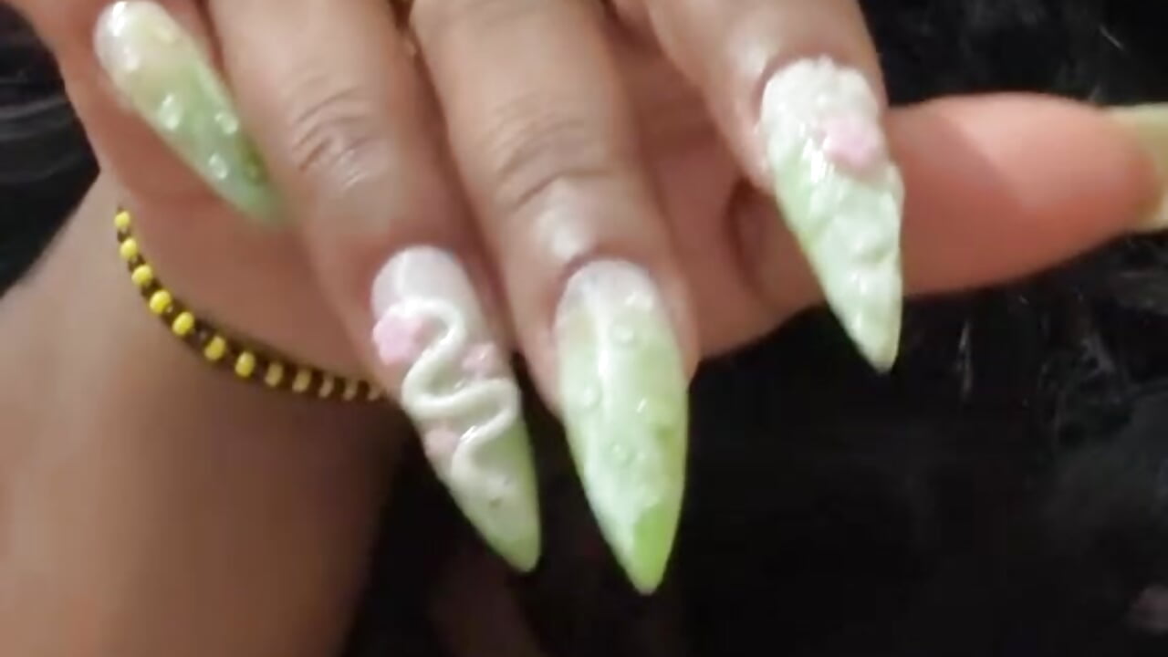 do u like my new nails?🔥🔥 - ক্যাম মডেল Anaa_Fuentess-এর ভিডিও