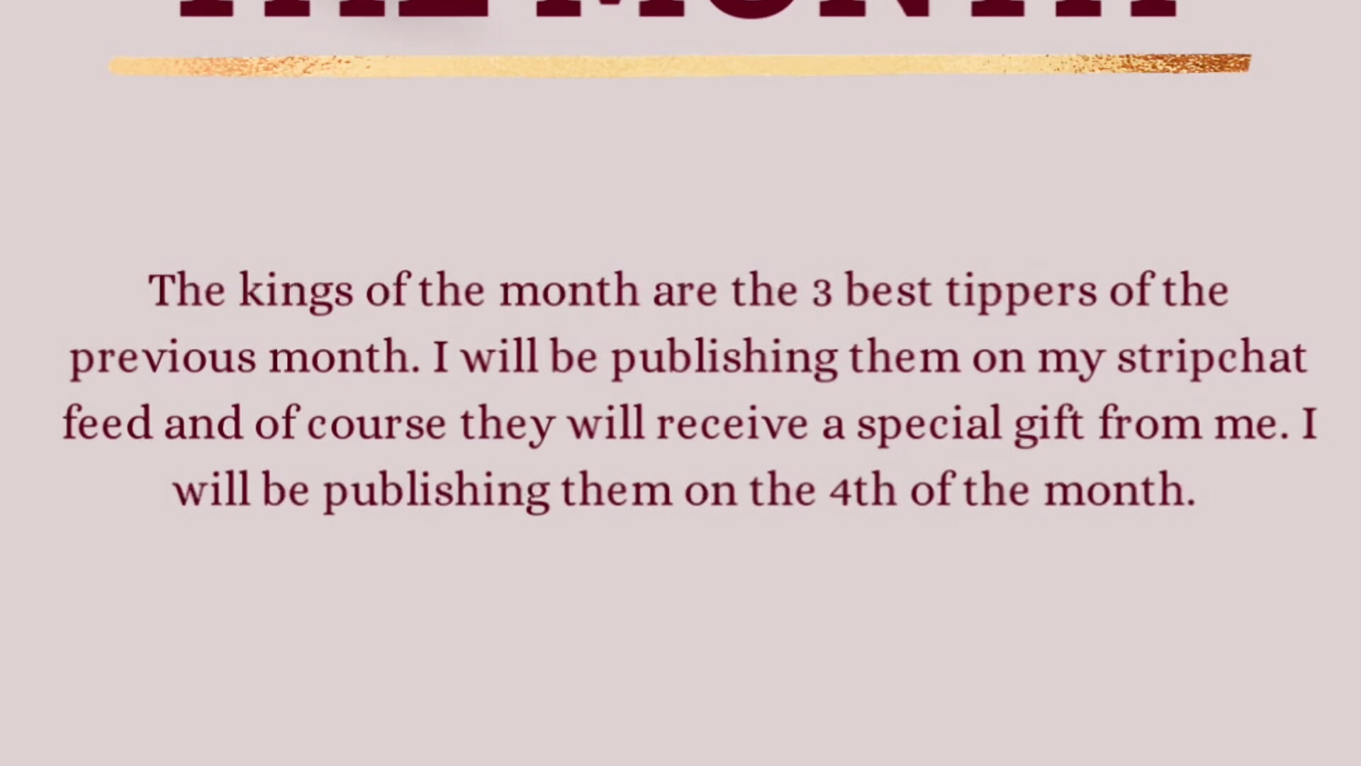 Kings of the month 👑 — filmik LucyGray, modela(-lki) na kamerkach