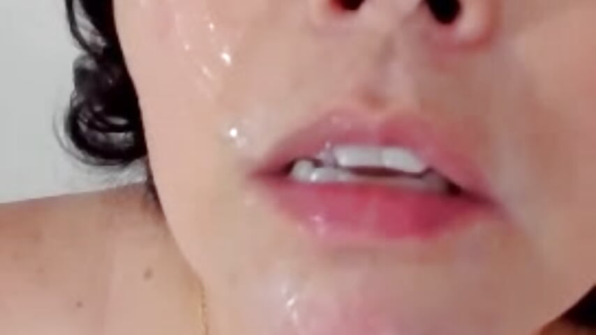 All my deep throat, Ready for you! Come and get a lots of drool - video by AnastaciaBlues cam model