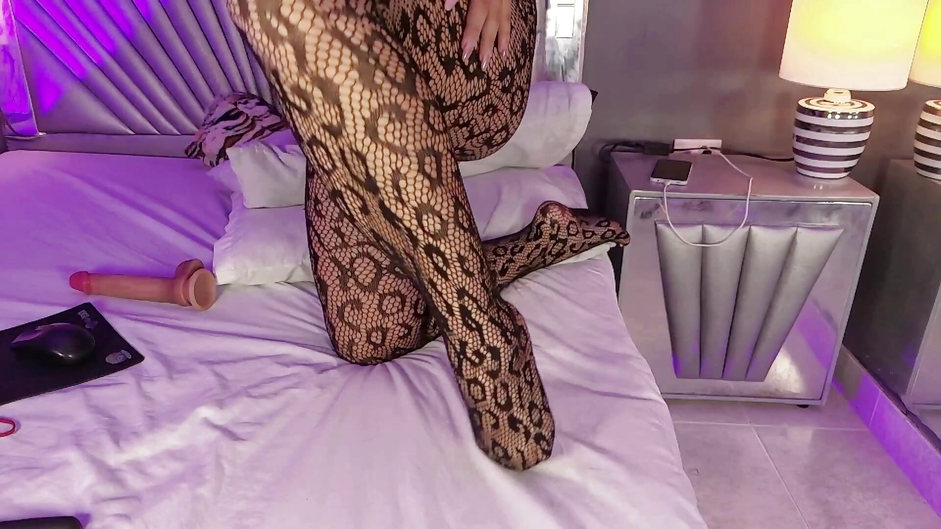 Explicit sex in sheer mesh