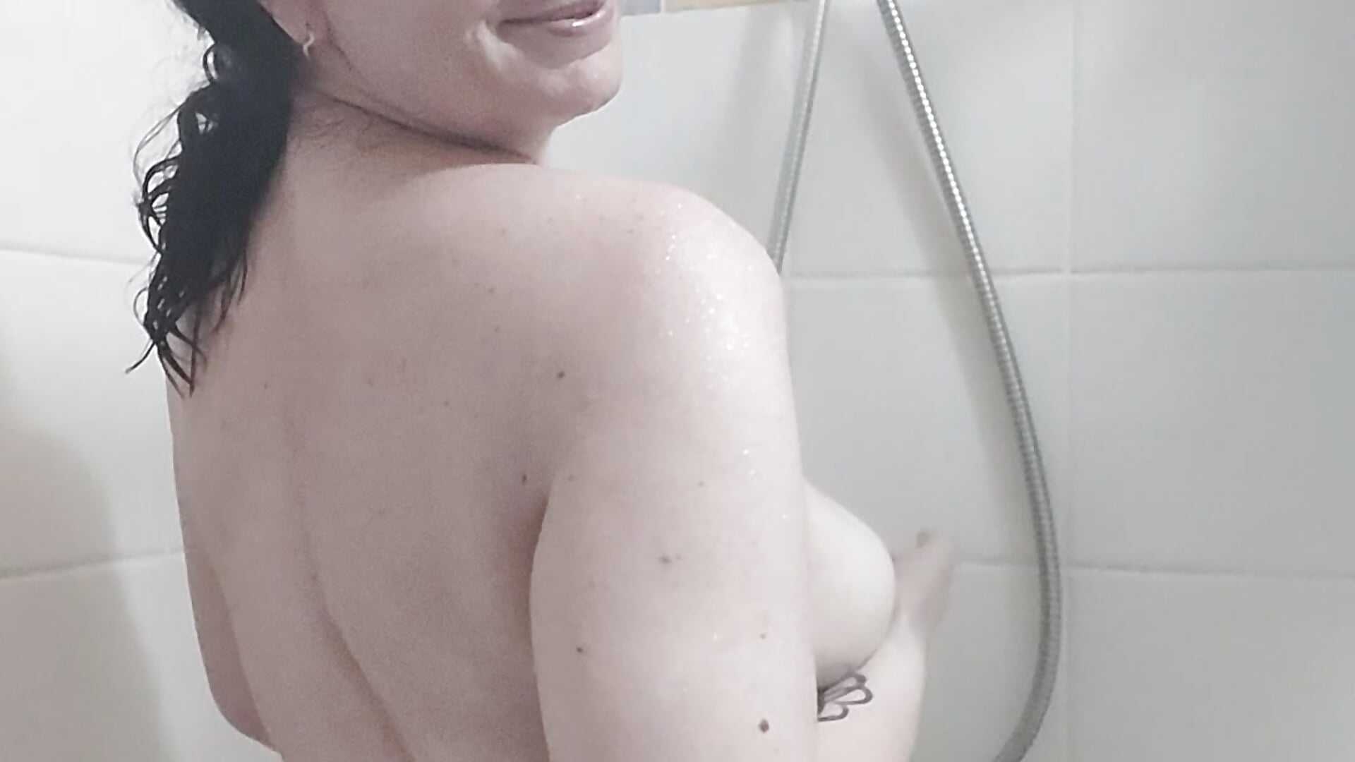 Soapy shower Boobies