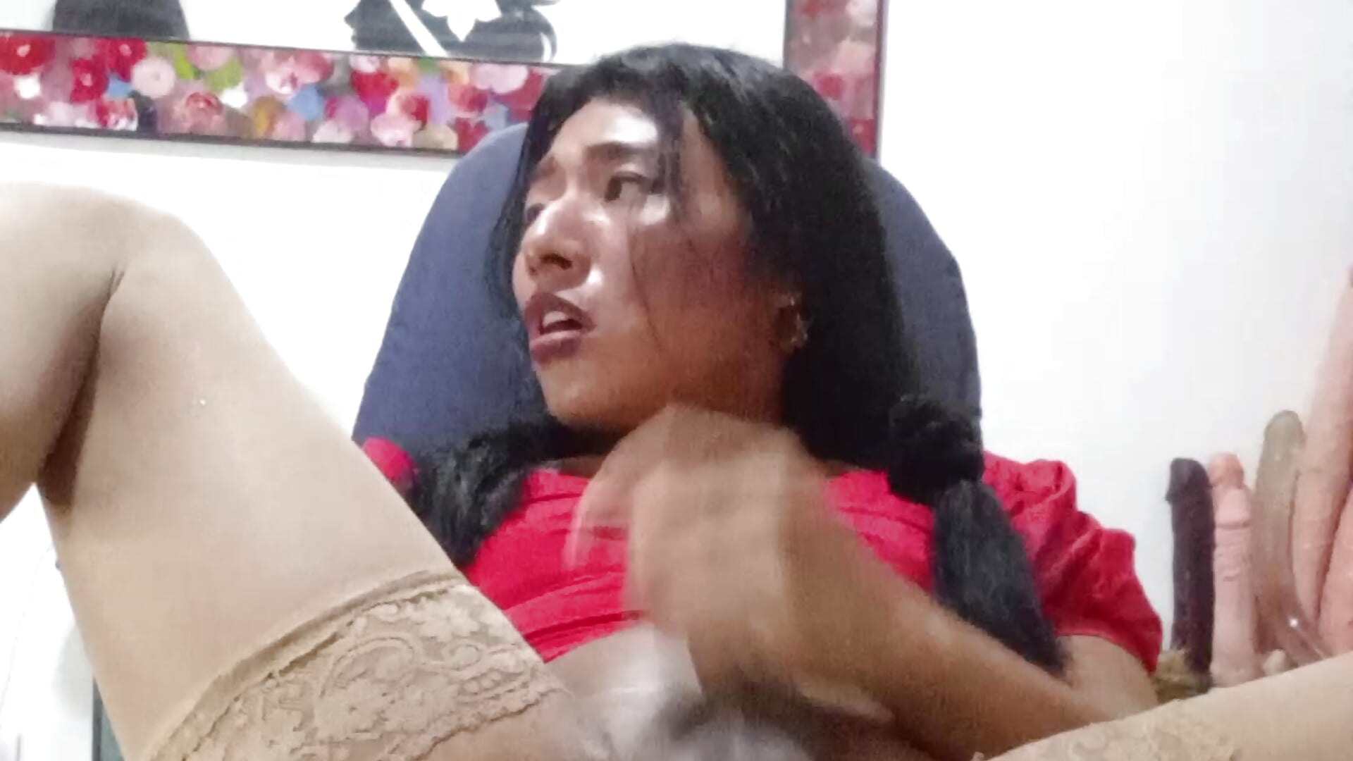 Squirts, while fuck My ass and cum - Vídeo de jatzibe_hot_93, modelo de vídeos