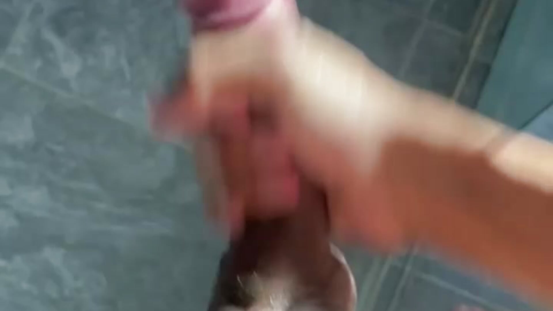 Cum after taking a shower