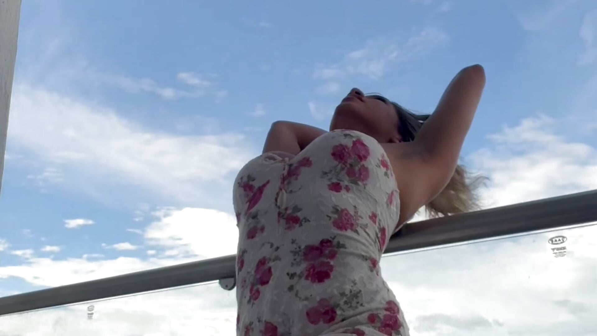 Enjoying the landscape🩷 - video by NicoleArmani cam model