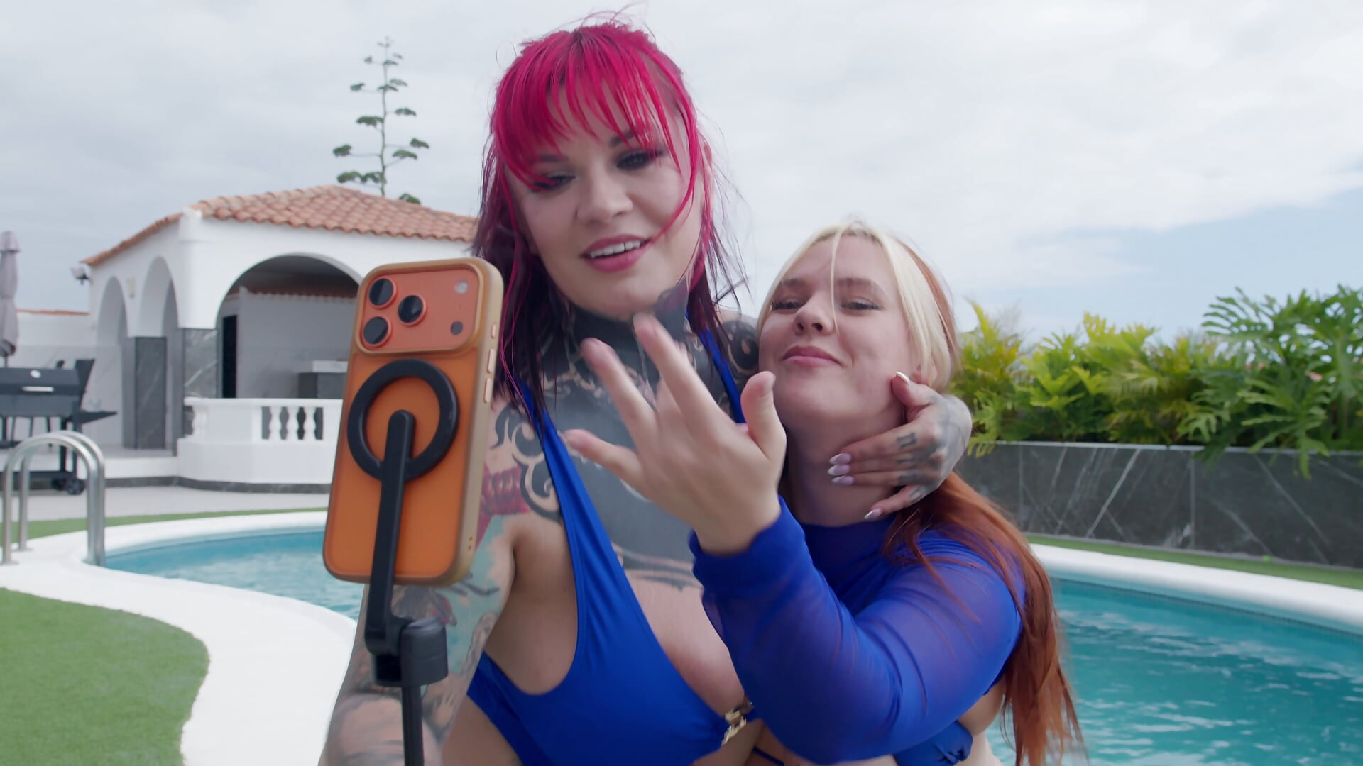 Making Anja Amelia squirt all over my  tits !e3 - video by Sabien_DeMonia cam model