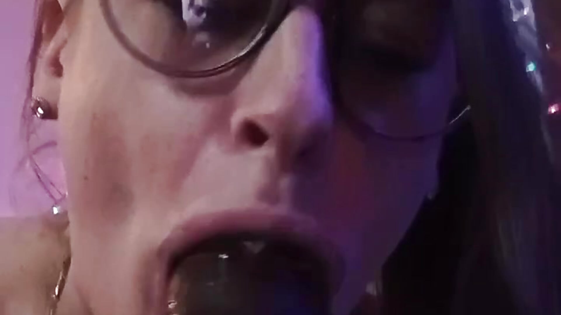 Sucking on my bbc toy