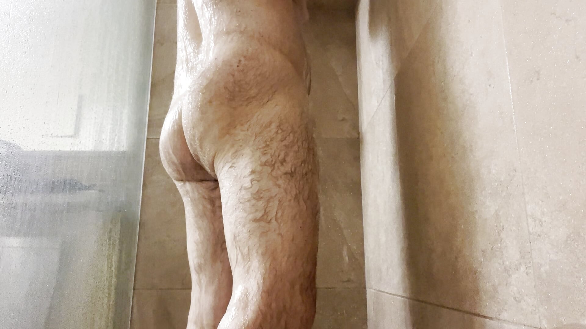 Cumming in shower