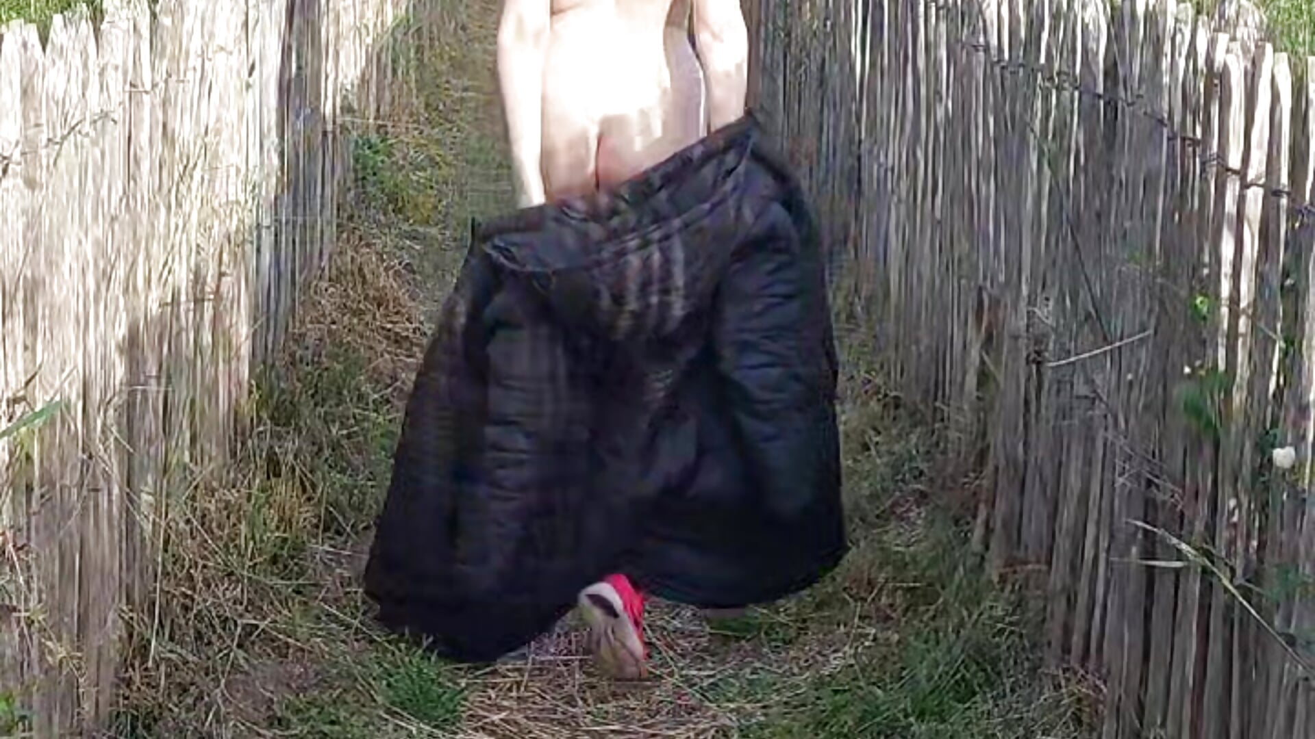 Exib dans le parc du camping