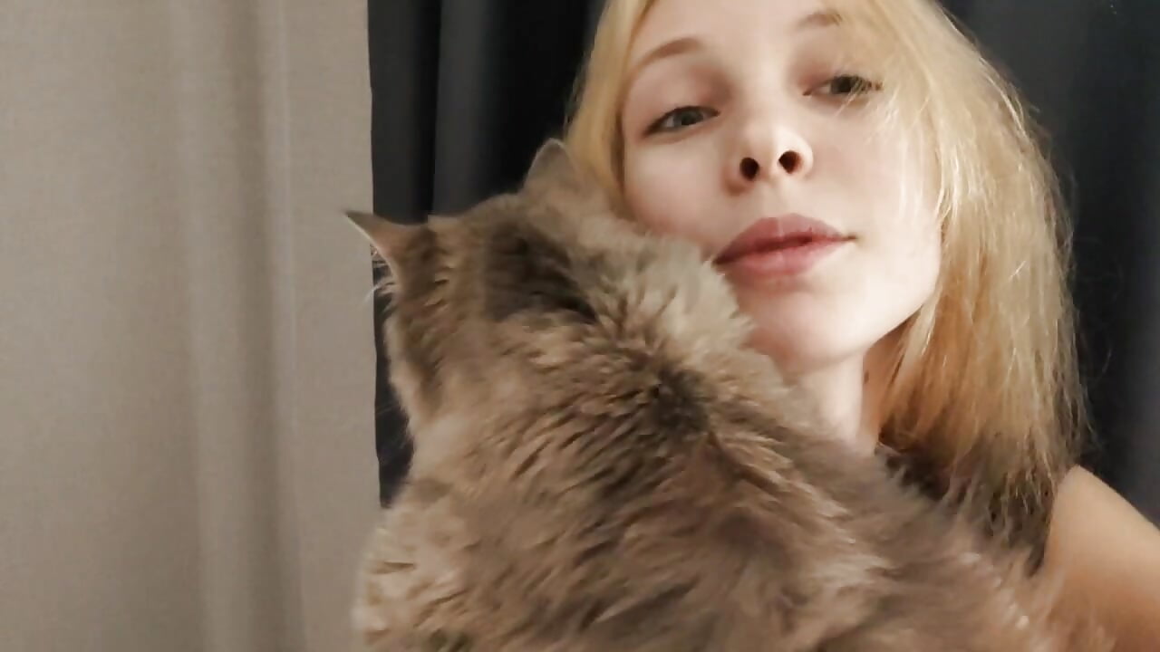 lovely me and my cat)) — filmik Fafa_Fluff, modela(-lki) na kamerkach