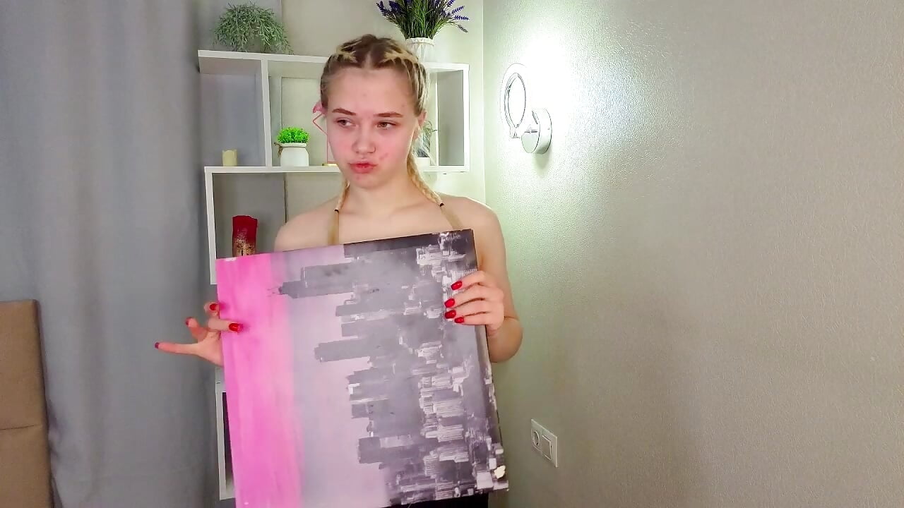 Tease with painting