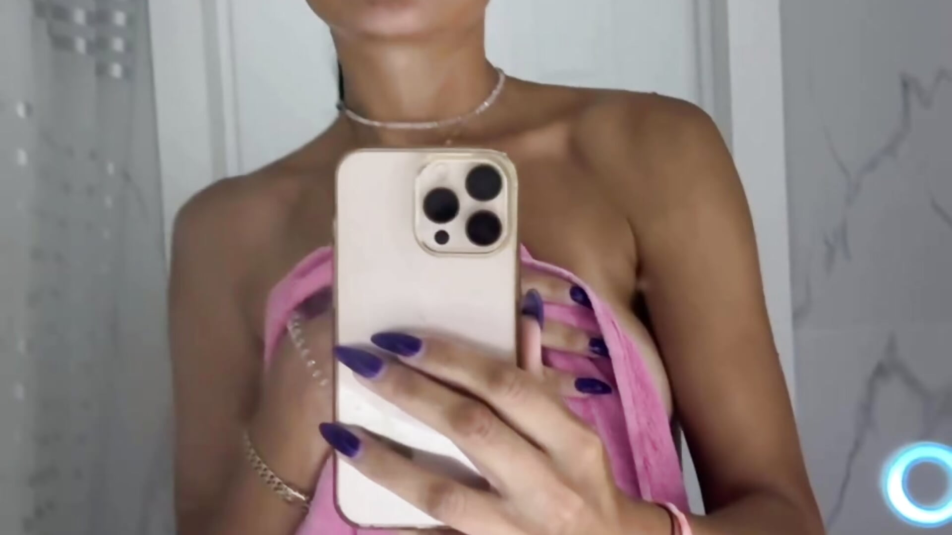 a hot brunette who came out of the shower) - video by Erika_Robertson cam model