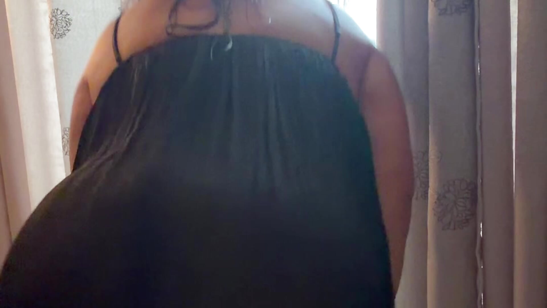 Black lingerie fingering myself