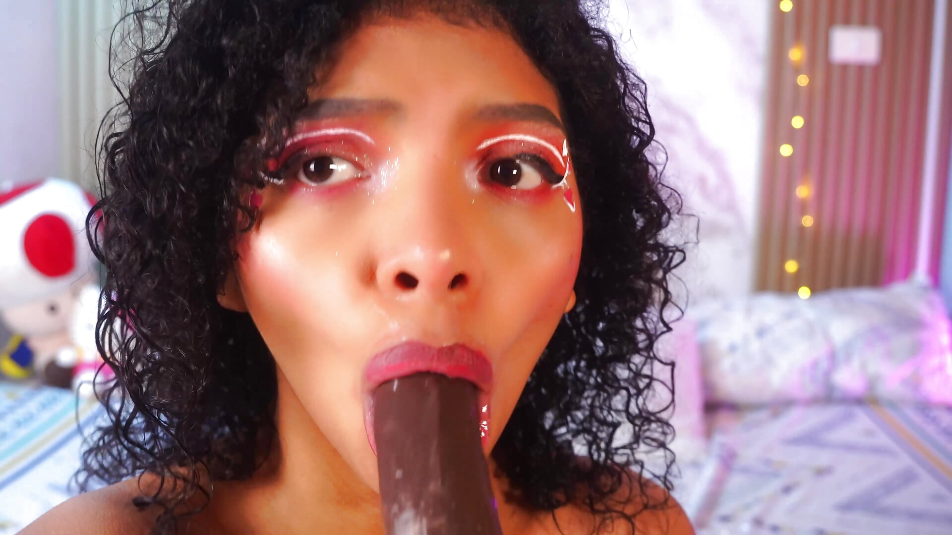 Very wet and naughty blowjob deepthroat