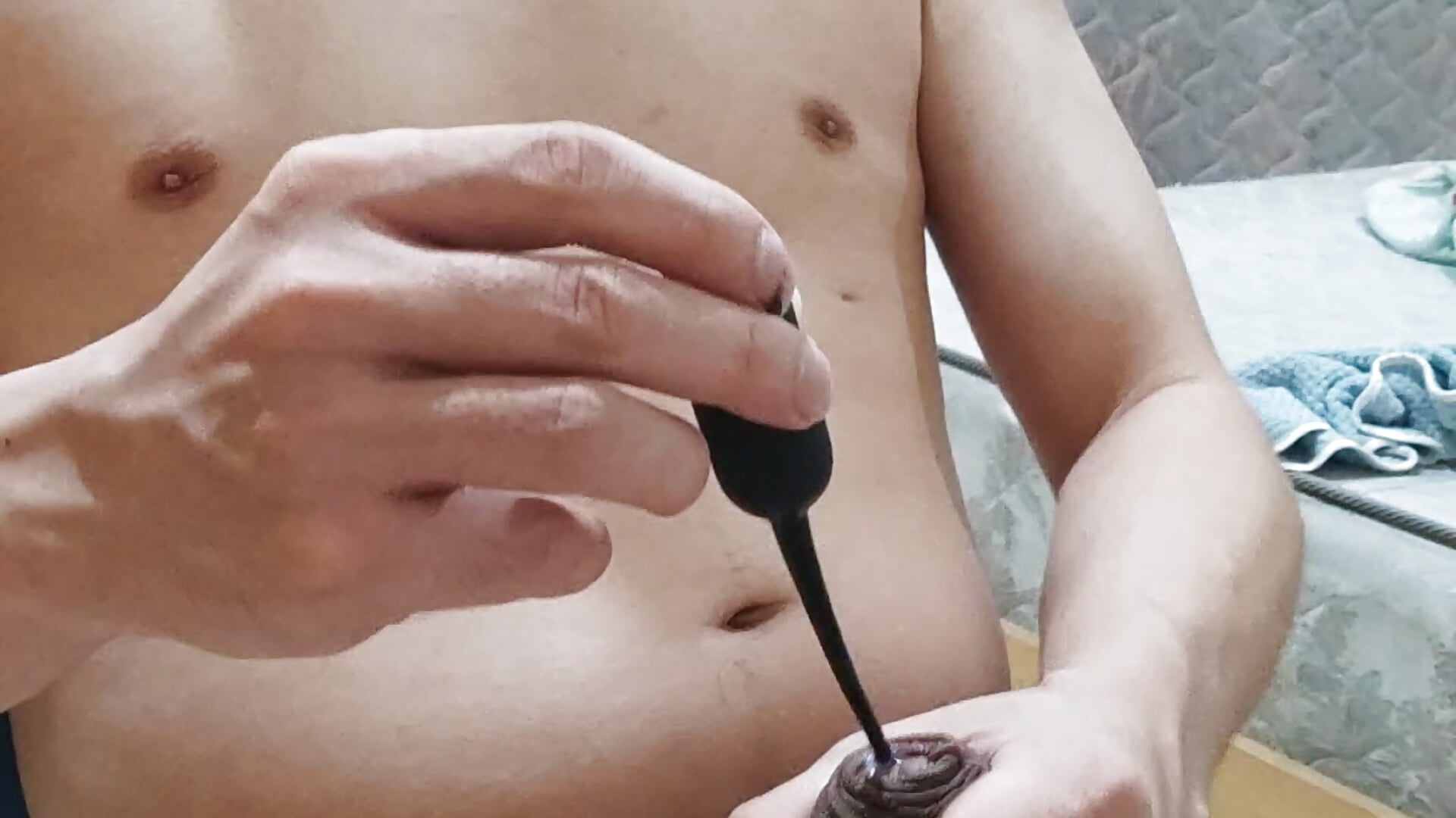 抽查马眼射精 - video oleh VIncent_mimi kamera model