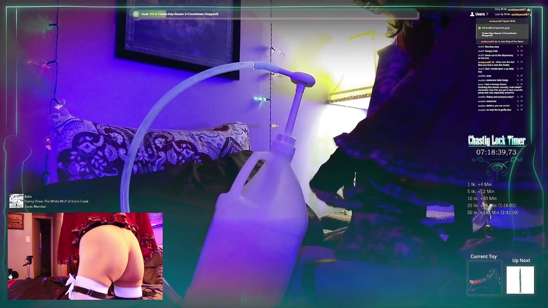 BashfulRouge's Locktober: Stream 5 Highlights (ft. Lots of Chance Riding, Desperate Moaning, & Cage - video oleh BashfulRouge