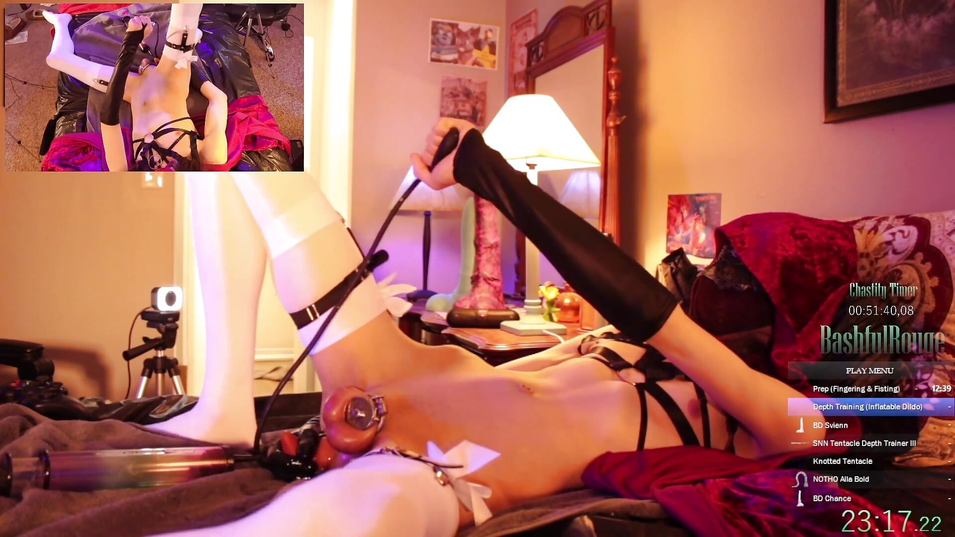 [2/21/26] Belly Bulging So Good I Can't Help But Squirt - Vídeo de BashfulRouge, modelo de vídeos