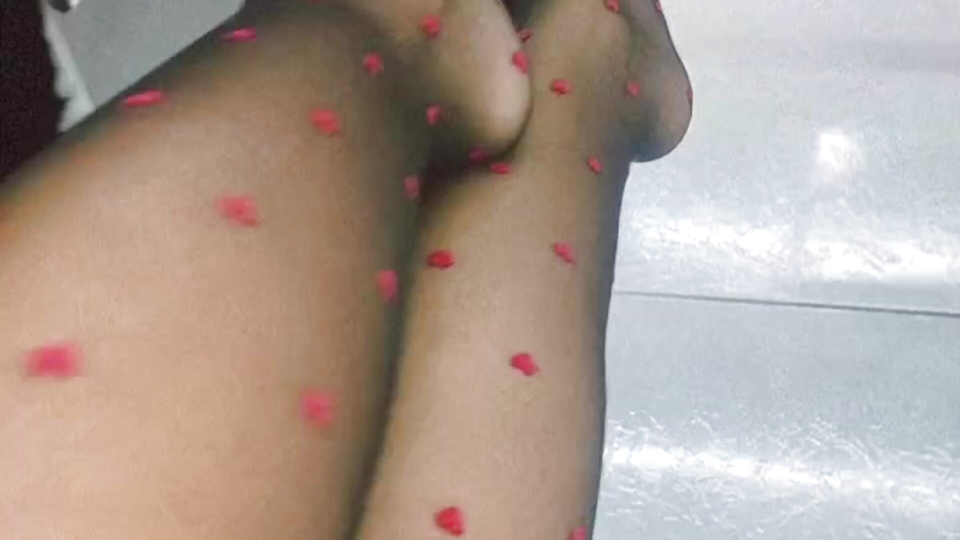 My soft nylon legs are waiting for you - video by AriadneNorth_SophiBraum cam model