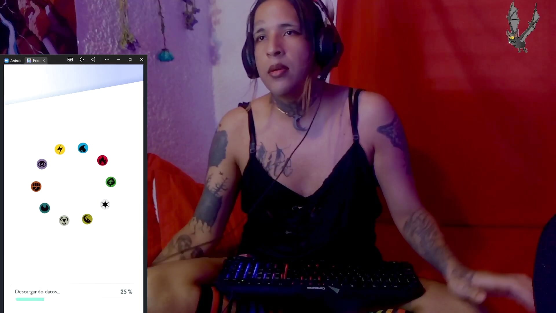 Hey Play with me and found the fun - video by Couple_Moth666 cam model