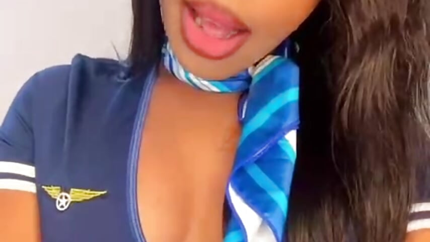 Your sexy flight attendant 💋 - video by Fun_size86 cam model