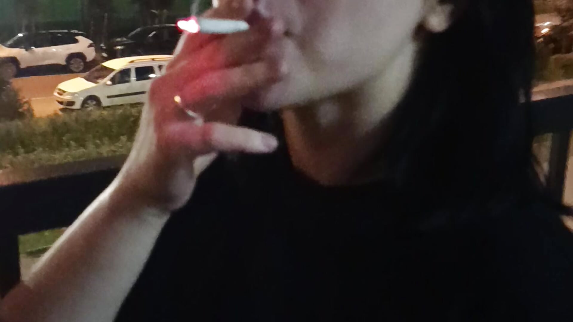 We smoke with your beloved on the balcony:3 - video by jackoffjillss cam model