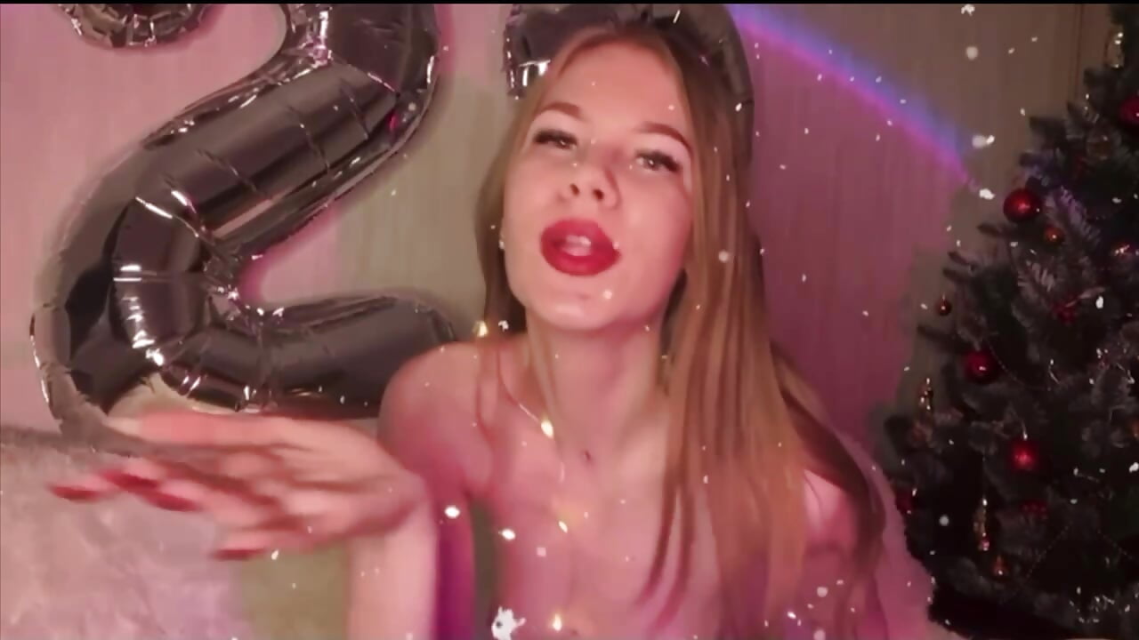 Merry Christmas NUDE ❤️ - video by alena_art_me cam model