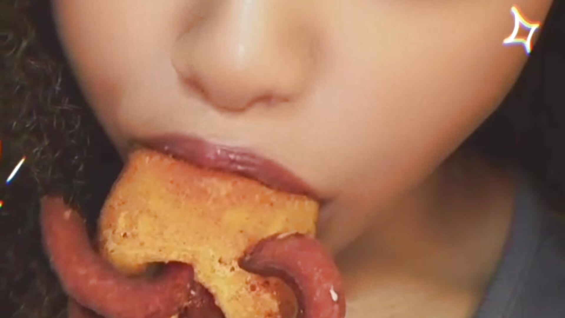 Eating bby squiddog ASMR? - video oleh model kamera bhadglitz