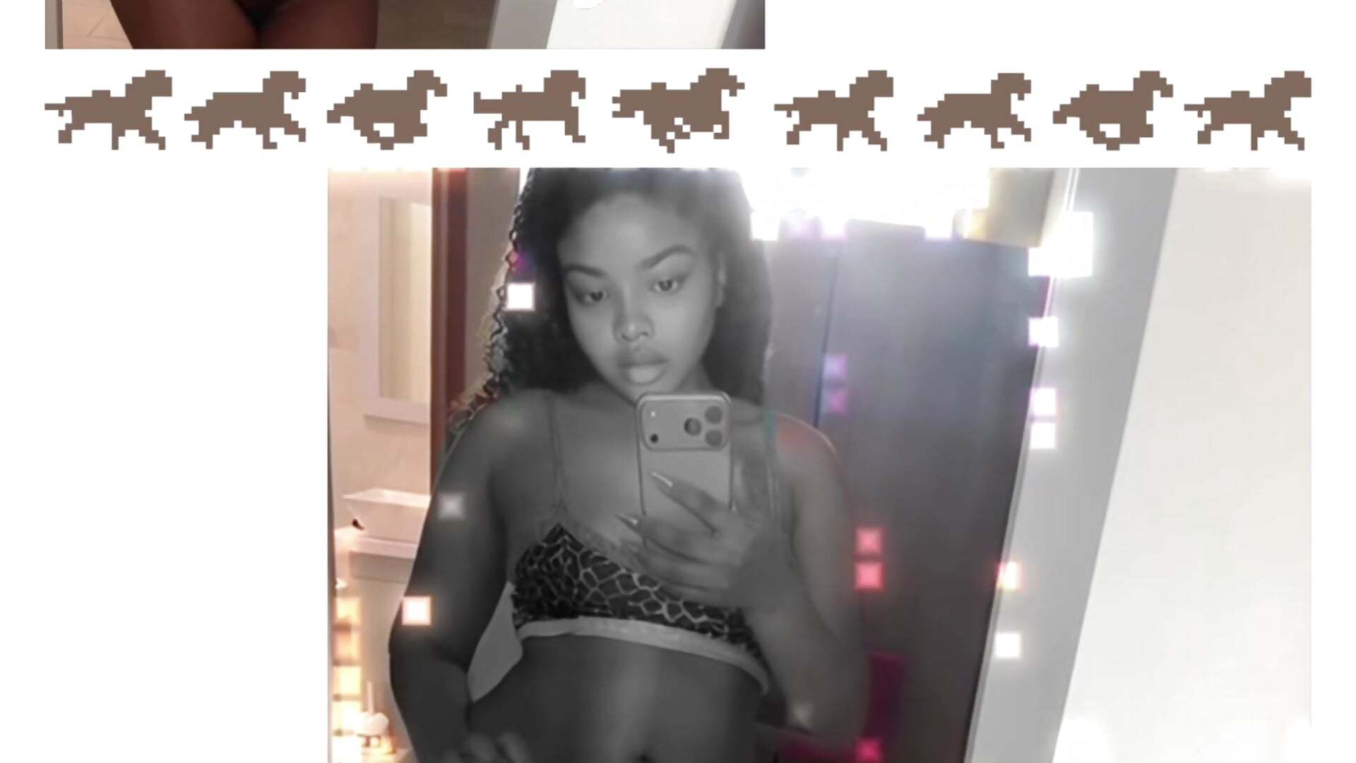 Do you suffer w pixel dick or horse dick - فيديو من bhadglitz موديل الكام