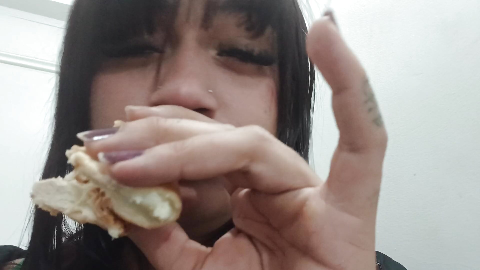 eating a piece of bread because I can't eat you - video by who_is_milyxx cam model