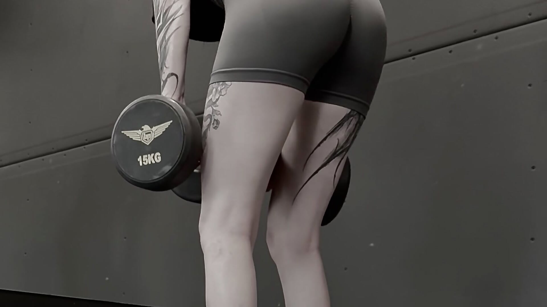 Do you like spying on me at the gym? – video modela na kameri AlmaryKim