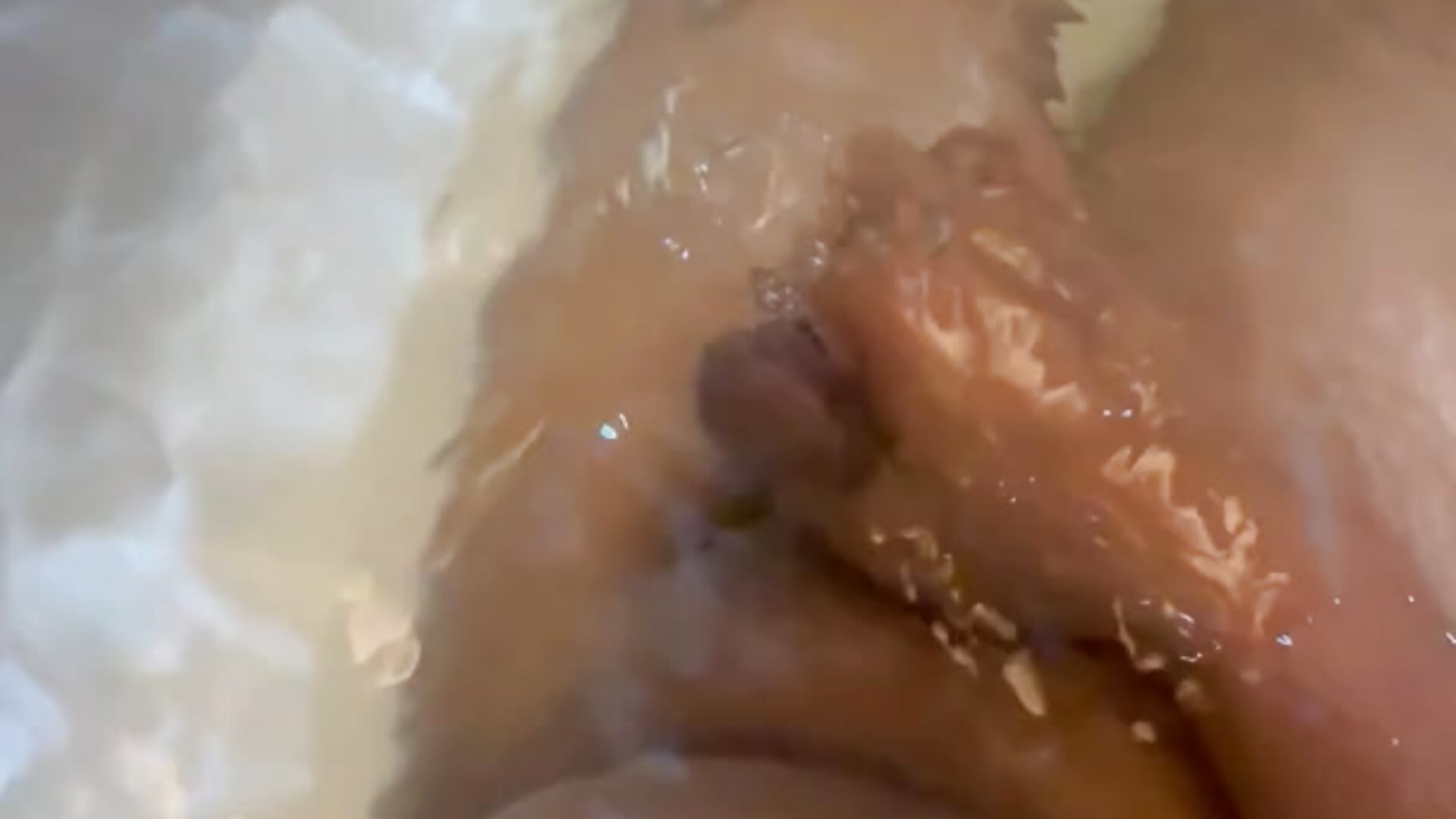 Cum in water (bathtup)