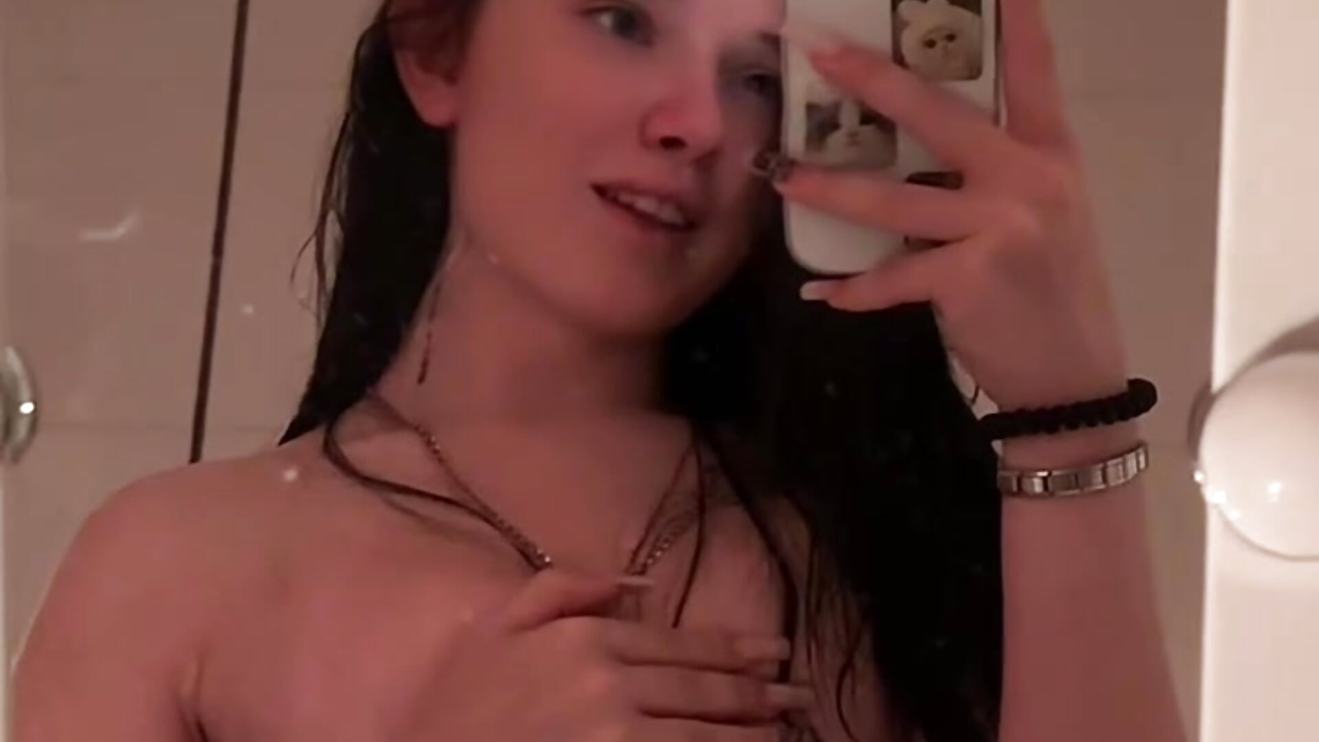 Massage or Hand bra? ;D - video by RonnieSchmertz cam model