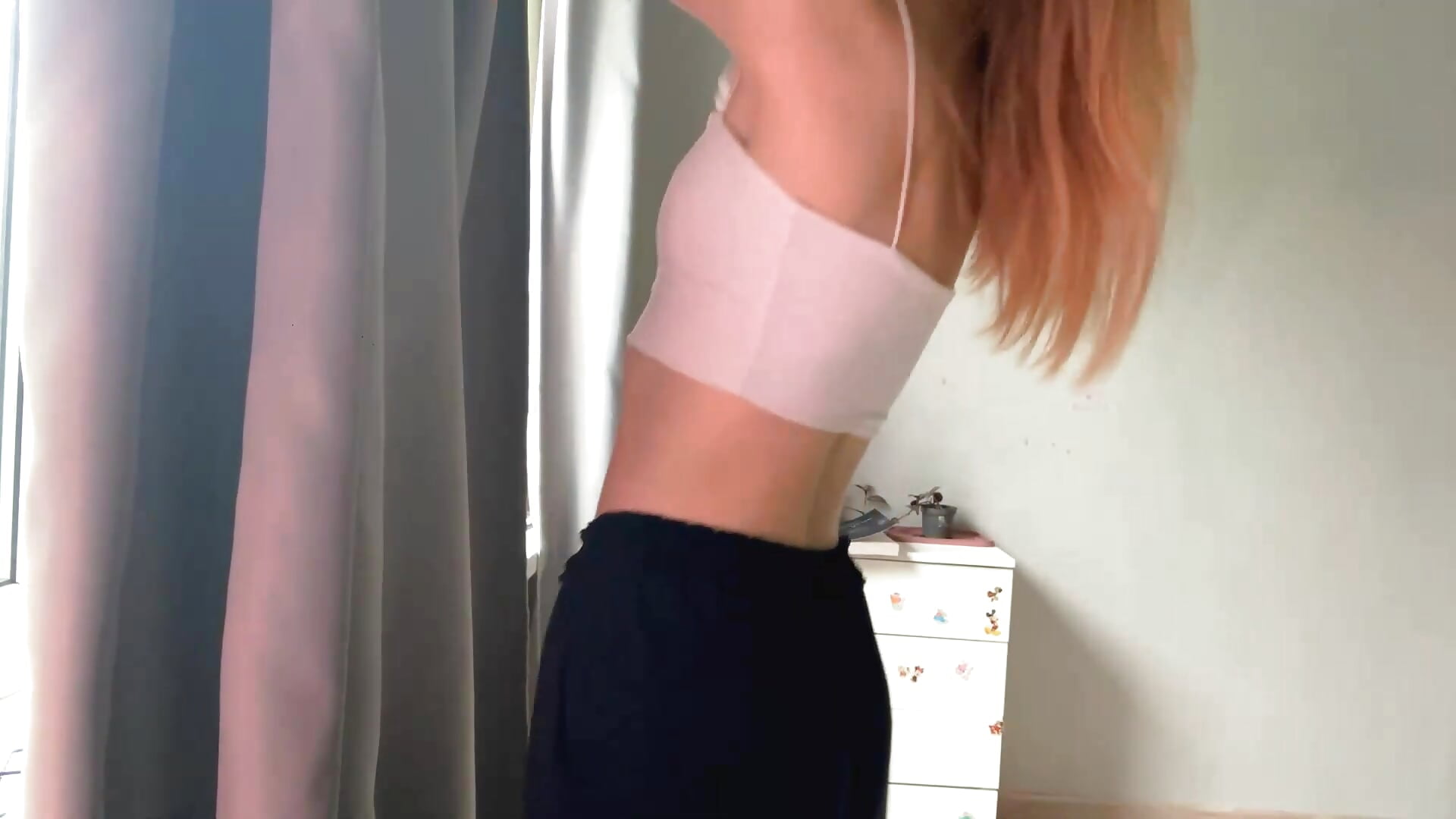 Dancing with no bra on 💞