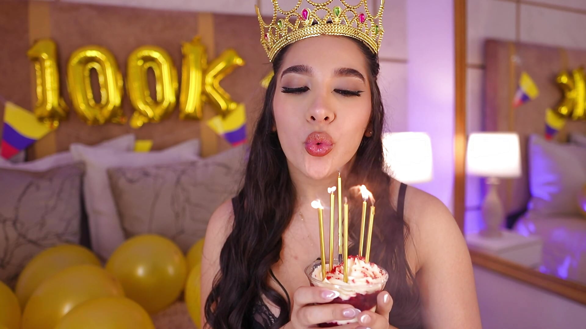 💯✨Celebrating my 100K, thank you very much!✨🏆 — filmik lyrabellini, modela(-lki) na kamerkach