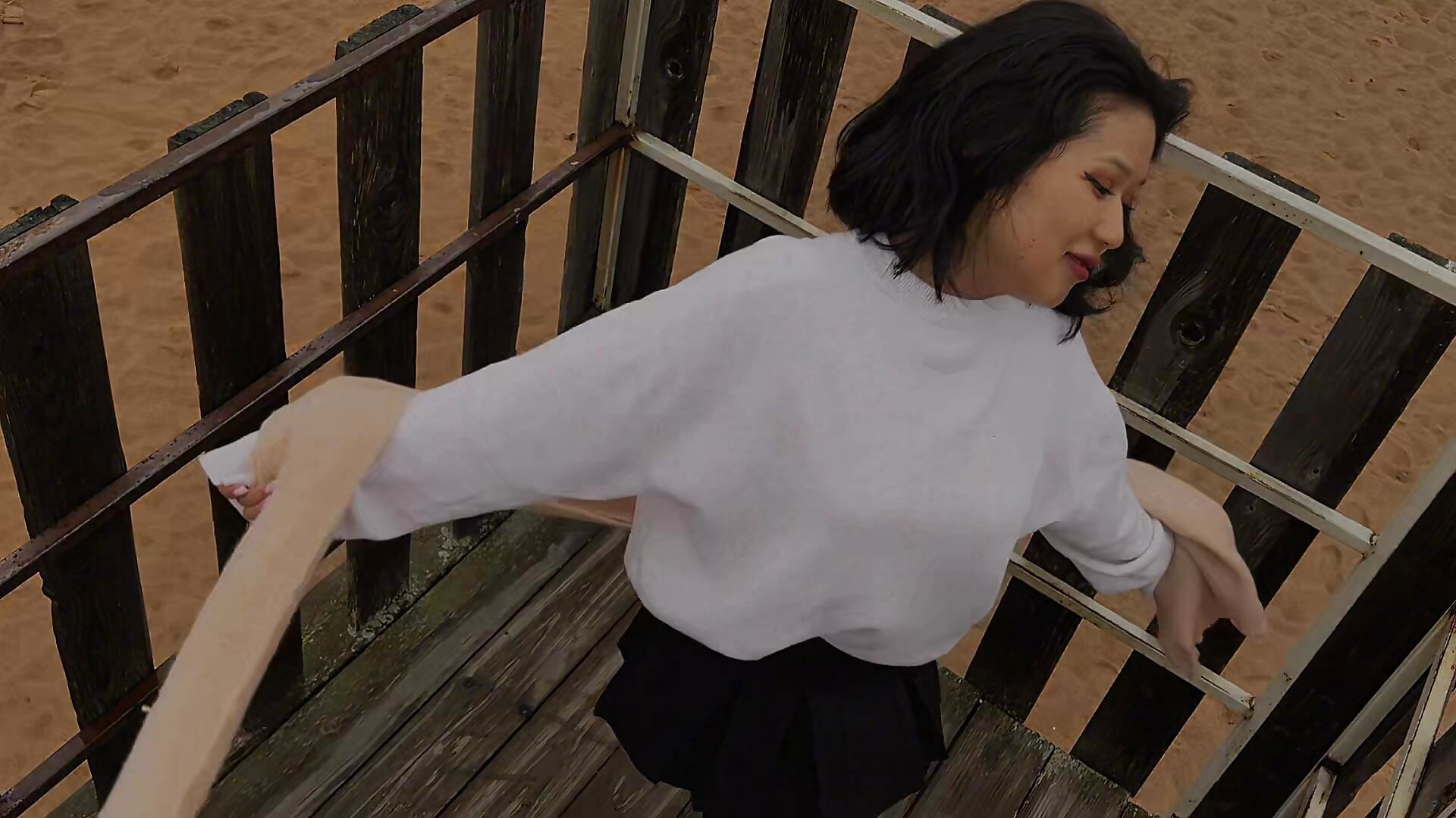 What's under an Asian woman's skirt?