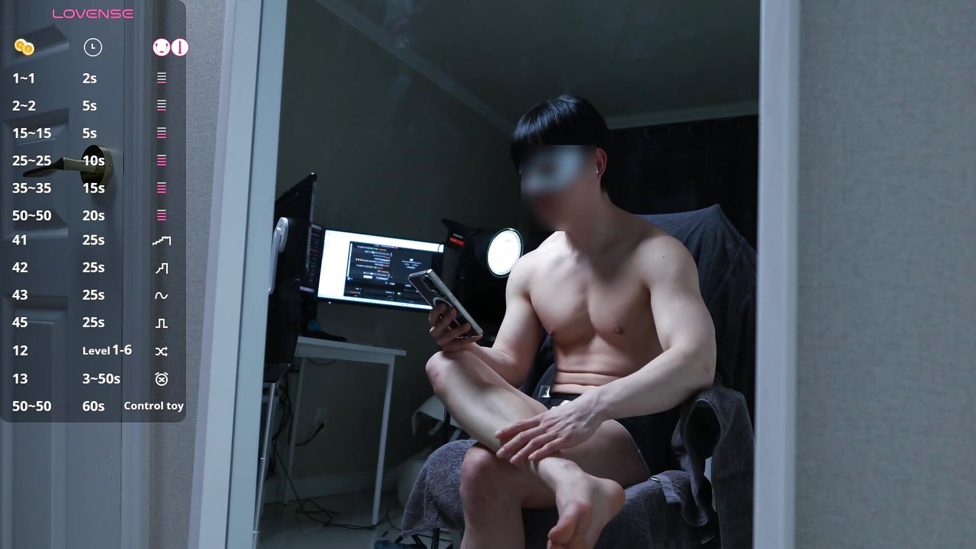 2026-03-12 cum on mirror, no blur but eymask from the middle - video av koreanboy2341 cam model
