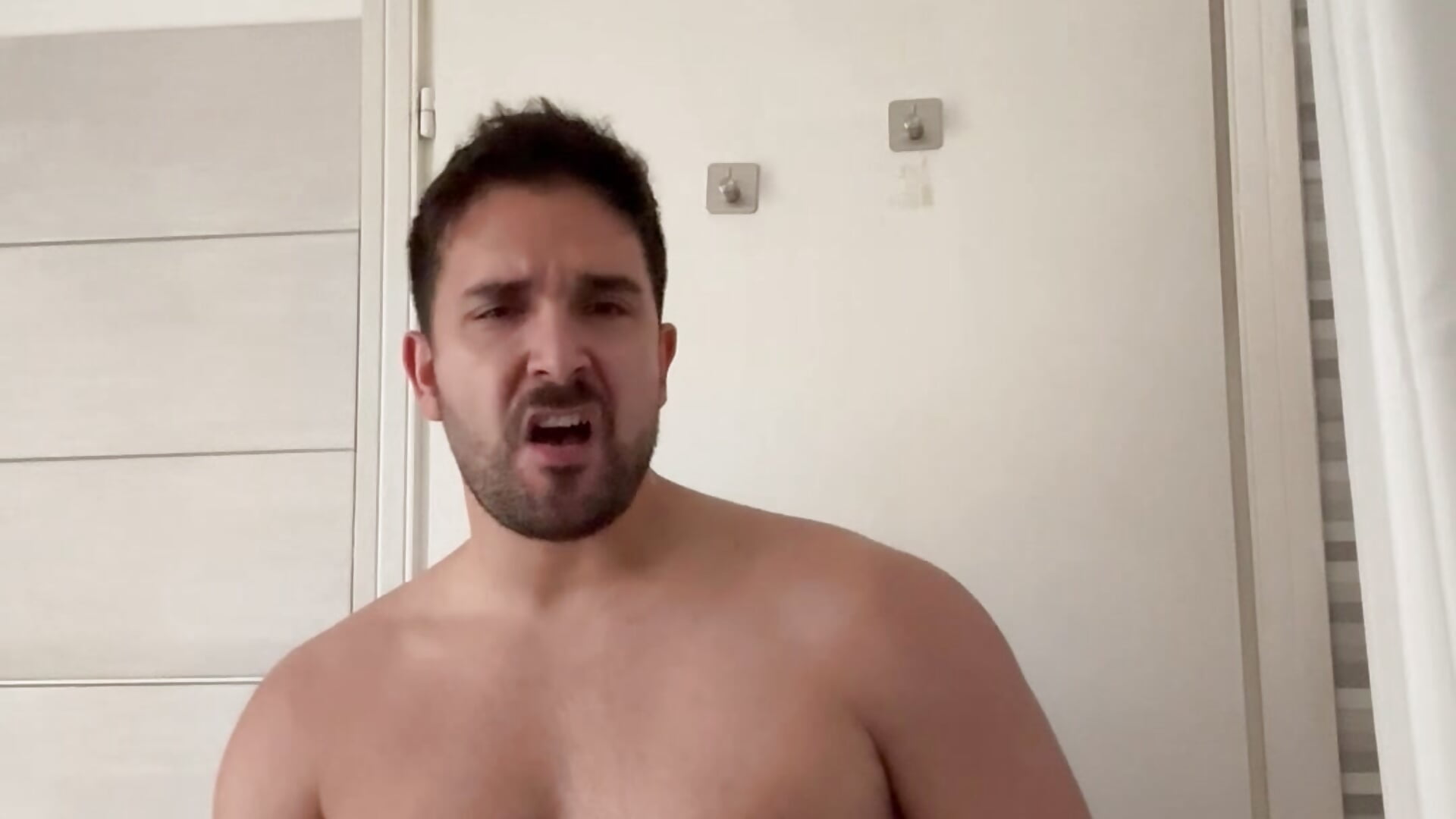 Taking off my clothes for you pigs