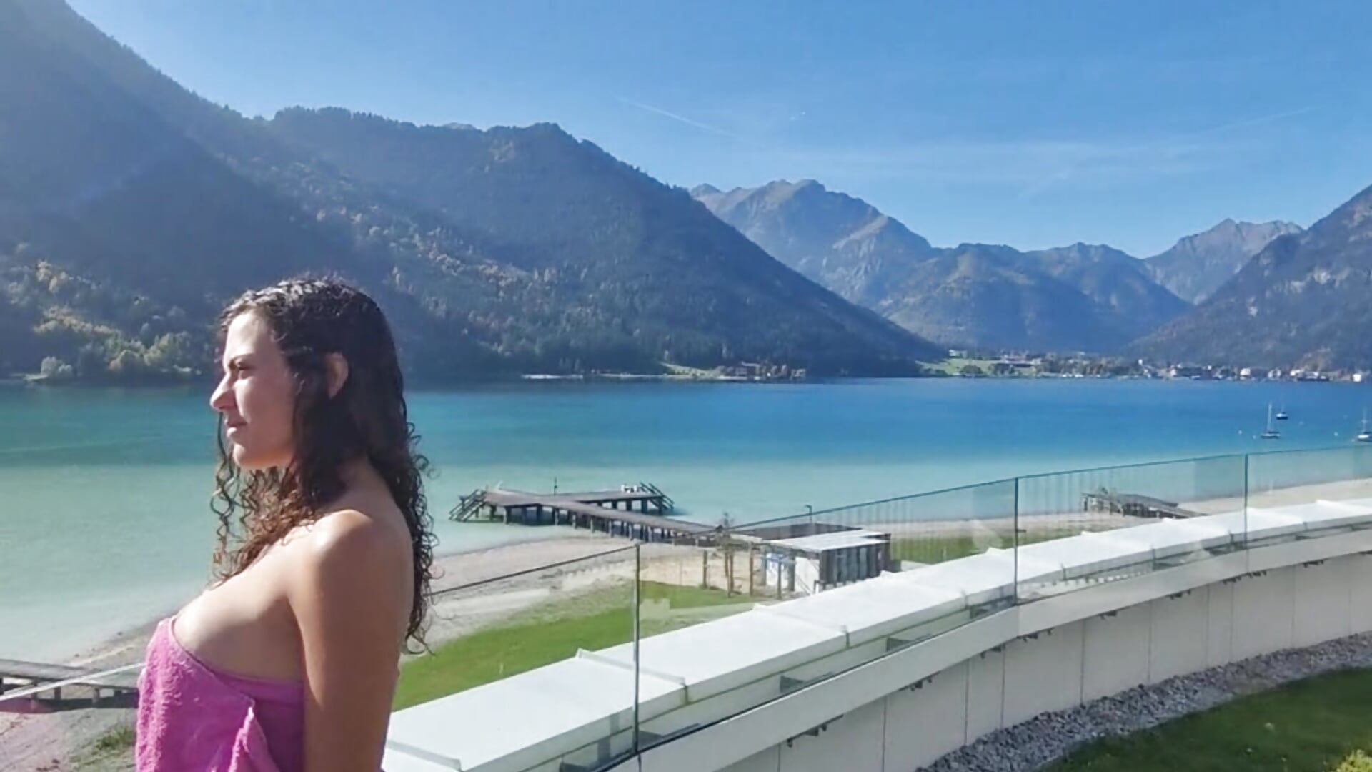 Am Achensee Tirol mit Olivia & Stella ❤️ - video av LillyOcean cam model