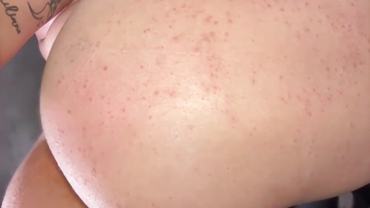 Rich anal kisses from tight asshole big ass curvy latina 🔥🍑