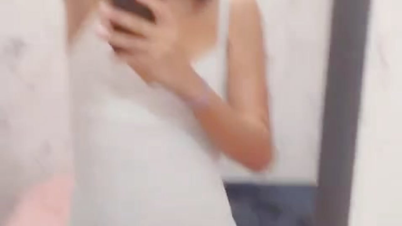 Sexy white dress - video by Cherrycandy21 cam model