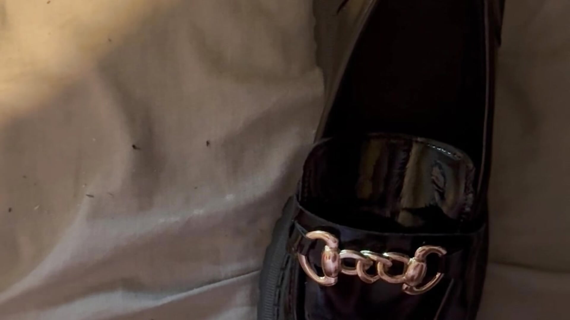 Cumming on black patents again - video van fortheloveofheels74 cam-model