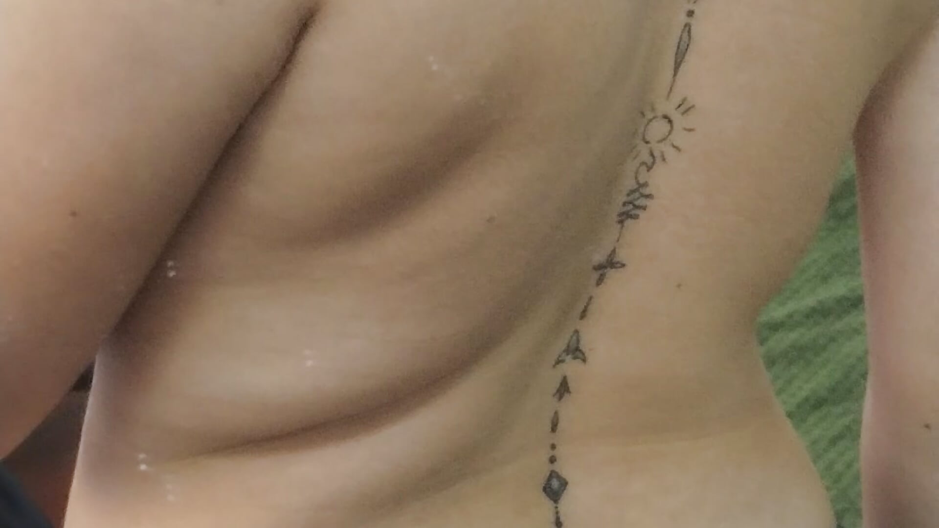 BACK TATTOOS - video by annyfairy cam model