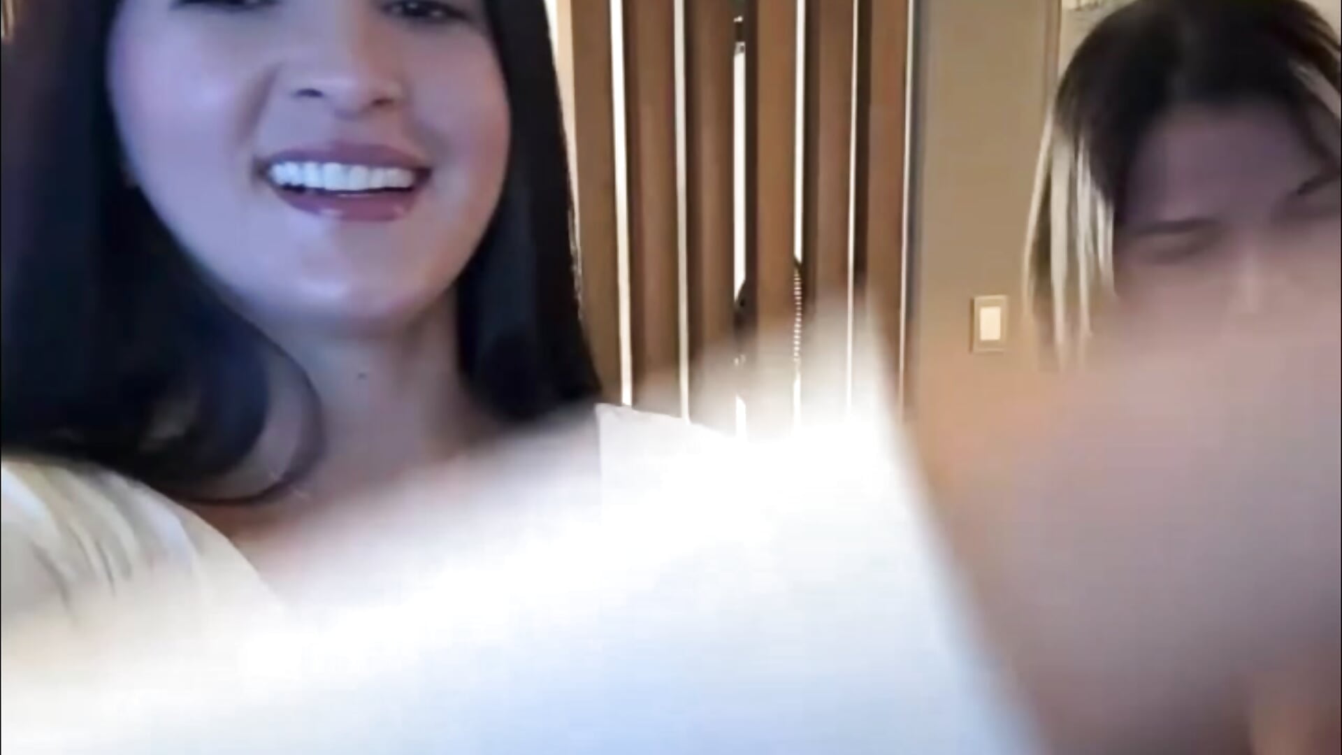 She sucks my tits and that makes me very horny - video by AngieVelezMilf cam model