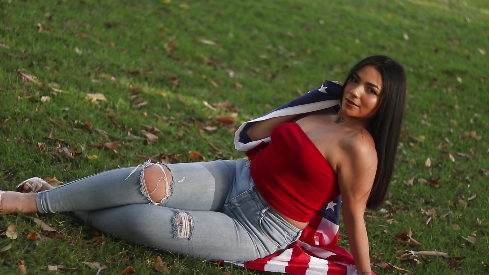 4 in the July 💙❤🤍 - video av LaurenBecker_ cam model