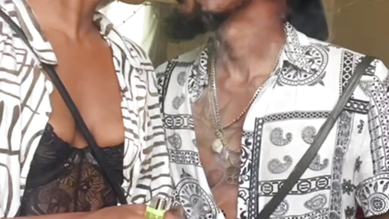 On her birthday we had fun nd glad I made her smile #Amarablackie - video by Blck420 cam model