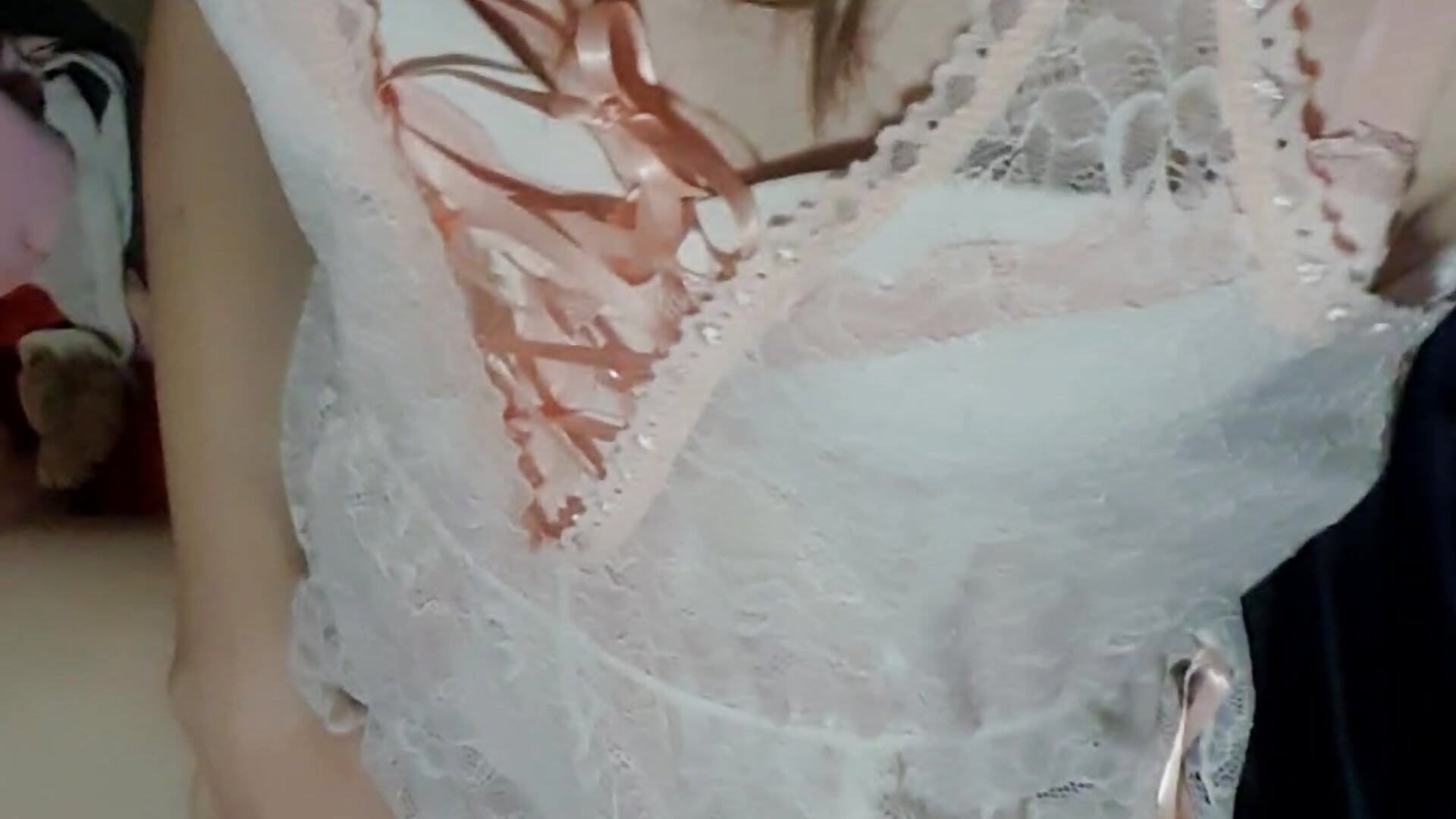 Dancing in my little white corset :) - video by AdonisBlossoms cam model